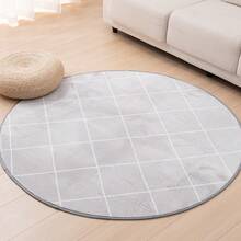 Rug, Washable, All Season, Room Mat, Small, Play Mat, Nordic, Anti-Mite, Non-Slip, Washable Rug, Compatible With Hot Carpet, Compatible With Floor Heating, Summer, Winter, Mat, Rug Mat, Carpet, Rug Carpet, Flannel, Washable, Carpet, Living Room - Gray-line - View 15