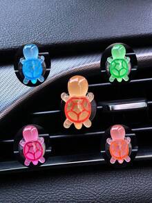 1 件装汽车出风口装饰发光乌龟形装饰配件 - 均碼 - 查看 1