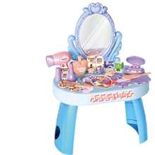 ABS Material Toy Set For Children's Play At Home Puzzle Pretend Toy, Girls' Dressing Table, Multifunctional Design, Suitable For Children Over 3 Years Old, Hot Selling 30 Piece Set, Cultivating Children's Interests And Hobbies!