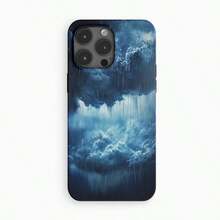 Stormy Cloud Art  Case  Phone Case For Apple  16 15 14 13 12 11 Mini Plus Pro Max Gifts For Friends, Couples, Family - Black - View 2