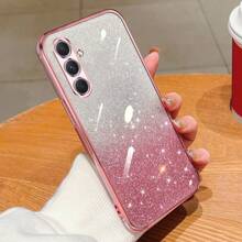 Sequins Popular TPU Plating Gradient Glitter Phone Case Is Suitable For Compatible With Samsung S25 S24 S23 S22 S21 A52 A53 A54 A55 A25 A35 A26 A36 A56 A14 A15 A16