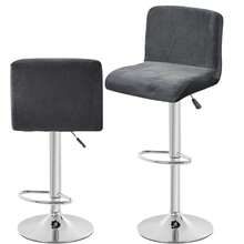 Bar Stool Cover Square Swivel Barstool Chair Seat Velvet Barstool Protector Covers For Counter Height Mid Low Back Chair Holiday 1/4/6Pcs ,Bar Stool Covers With Backs,1/4/6 Packs Stretch Velvet Bar Stool Covers Bar Chair Covers Barstool Seat Cover Washable High Chair Cover With Elastic Bands Coffee - Multicolor - View 8