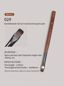 annies 美甲画笔套装，檀香美甲凝胶笔，大小圆罐包装，高端美甲彩绘，渐变染色，美甲沙龙专用工具，1支/2支装 - 彩色 - 查看 14