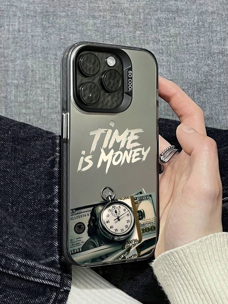 1 个全新 100 美元钞票图案手机壳，适用于 Apple 16 15 14 13 12 11Pro Max 手机保护壳，Apple XS XR X 8 7 Plus/Galaxy A06/A16/A26/A36/A56/S25Ultra，创意男孩黑色手机壳生日圣诞礼物万圣节礼物男友礼物送给父亲家人朋友防水防震防摔防刮 - 彩色 - 查看 1