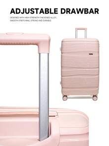 Lockable Hard-Shell Travel Suitcase, Luggage Set, Unisex Spinner Luggage With Wheels - Multicolor - View 9