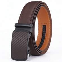 High Quality Men's Genuine Leather Belt Alloy Automatic Buckle Male Belts Man Cowskin Fashion Business Luxury Designer Belts For Men Blue Brown Black 3.5cm Summer, School Casual, Business, Boyfriend Husband Father Dad Men Gift, Daily Wear, Fashion, Teen, Outdoor, Vacation, Athletic, Travel, Street, Boho, Vintage Fall, Autumn, Halloween Autumn-Winter Accessories, Suitable For Teens, Youth, Men, Casual, Outdoor, Athletic, Vacation, Graduation Gifts, Birthday, Daily Wear - 162 - View 14