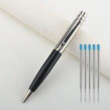 旋转金属圆珠笔，高级成人办公圆珠笔可伸缩旋转金属滚珠笔返校 - 3010 - 查看 18