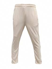 2 pezzi Tuta sportiva casual estiva da uomo, maglietta a maniche corte con righe laterali e pantaloni con vita con coulisse, set di abbigliamento maschile alla moda