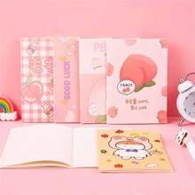 10 pièces/5 pièces/1 pièce Ensemble de mini-cahiers mignons de dessin animé, organiseur personnel avec couverture en papier, convient pour les fournitures de bureau, la papeterie pour étudiants, le petit cahier de poche portable, les fournitures scolaires, la rentrée scolaire