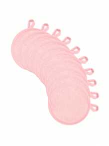 5/10/20 pezzi Panni struccanti riutilizzabili, salviette detergenti per il viso lavabili in lavatrice adatte a tutti i tipi di pelle, trucco, economiche, decorazione camera, toeletta, viaggio, camera da letto, accessori trucco, cuscinetto, applicatore trucco, cuscinetto cipria, spugnetta trucco