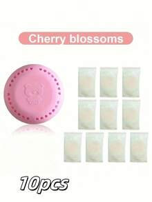 10 Pieces Long-Lasting Aromatherapy Air Freshener With Extra Case - Aromatic Solid Deodorant Tablets For Home, Car, Bathroom, Bedroom, Wardrobe And Toilet, Lavender/Rose/Lemon/Sakura/Jasmine Multiple Fragrances, No Electricity Required, Perfect Gift For Everyone - Multicolor - View 15