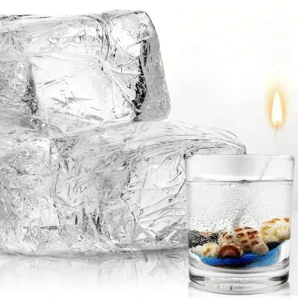 500g/1000g Transparent Jelly Wax, Suitable For DIY Handmade Candle Making Materials, Used To Make Aromatherapy Candles, Coffee Candles, Flower Candles