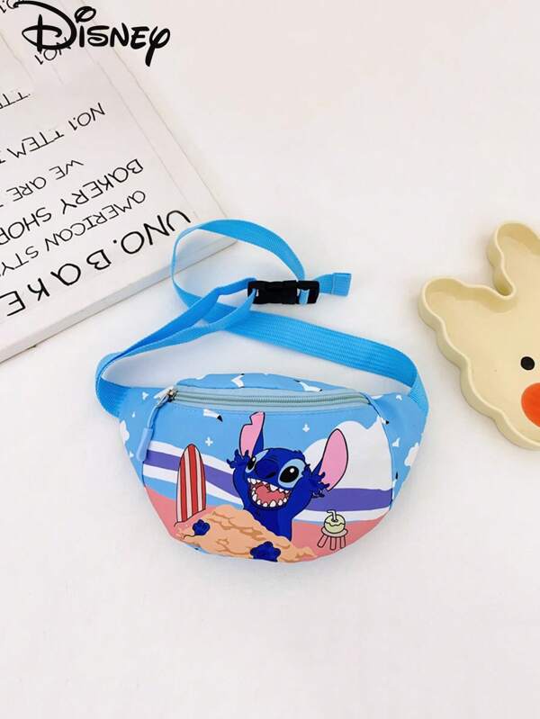 Disney 2025 New Small Bag Outdoor Leisure Small Backpack Crossbody Bag Chest Bag Men's Bag Women's Bag Fashion Cartoon Coin Purse