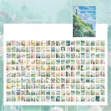 Aesthetic Collage Stickers - Themed For Spring, Summer, Autumn, Winter, Featuring Floral, Nature, And Urban Landscape Designs, Suitable For Magazines, Photo Albums, Stationery, Notebook Accessories | Seasonal Theme | Decorative Paper, Scrapbooking Supplies