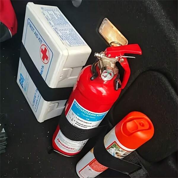 Correa elástica de almacenamiento para el maletero del automóvil (40cm, 60cm, 80cm de largo) - Bolsa de almacenamiento para automóvil para organizar y prevenir que los artículos rueden en un maletero desordenado, organizador de viaje y un regalo esencial para mujeres