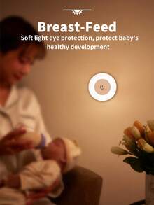 1/2/4 Stücke Bewegungsmelder Leuchte, berührbare Smart Sensor LED Nachtlicht mit warmem und kühlem weißem Softlicht, 3-Farben dimmbar, geeignet für Kinderzimmer, Flur, Schlafzimmer, Treppe, Badezimmer, Wohnzimmer, Schrank, kompaktes Design, einfache Installation, USB aufladbar, Innenbeleuchtung, runder Sensor Nachttischlampe, überall innen & außen verwendbar