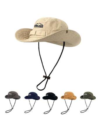 女士透气网眼登山帽，户外露营登山牛仔风格防晒帽，夏季