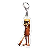 Tung Tung Tung Sahar，Tralalelo特拉拉拉系列人物钥匙扣，古怪抽象木人，穿鞋的鲨鱼，AI抽象人物，意大利山海经，背包挂饰，送给家人和朋友的小礼物 - 彩色 - 查看 13