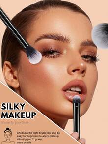 Professional Comfortable Makeup Tool Set & 8pcs/Makeup Brush Set & Mini Makeup Sponge & Powder Puff, Cushion & Makeup Sponge, Suitable For Vanity, Bathroom, Washbasin And Countertop, Makeup Brush Set, Makeup Brush Set, Makeup Brush Set, Full Set Of Makeup Tools, Makeup Brush Set, Full Set Of Makeup Tools, Makeup Brush Set, Makeup Brush Set, Makeup Gift Box Set - Black - View 6