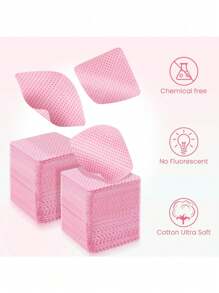 300/600/1000 paquets Lingettes pour ongles, en tissu non tissé, retirant rapidement le vernis à ongles de manière professionnelle. Équipement pour le camping et la randonnée en plein air. Couleurs assorties