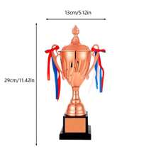 كأس بطولة كرة قدم / كرة سلة / ريشة طائرة معدني كبير مخصص، ذهبي / فضي / برونزي، مصنوع من سبيكة حديد و مادة ABS، كأس جائزة البطولة / المنافسة، أنيق، أزياء، هيبستر، كاجوال، أنيق بسيط، مخصص، فريد من نوعه، أزياء الرجال، خزانة الملابس الأساسية/الشارع، هدايا مثالية للرجال، للأصدقاء والعائلة، لأعياد الميلاد، للعطلات، للمدرسة/المنافسة، للرياضة/التسلق