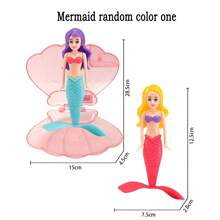 1 Giocattolo Meraviglia Marina Girevole (Colore Casuale) + 1 Conchiglia, Ottimo Come Regalo Di Compleanno, Per Piscina, Spiaggia, Bagno E Feste, Giocattolo Per Piscina Per Bambini, Decorazione Per Bagno Per Bambini, Sembra Un Unboxing
