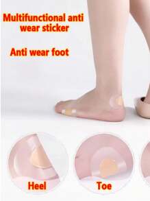 120 pegatinas de gel de silicona para zapatos, cuidado de los pies altamente adhesivo, almohadillas de gel, pegatinas transparentes ultradelgadas para talón, pegatinas anti rozaduras para talón, pegatinas impermeables para tacones altos disponibles para todas las estaciones