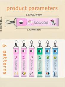 1PC Personalized Name Badge Lanyard, Name Tags ID Tags Backpack Name Tag Daycare Name Label Hooks For Backpacks Water Bottle,Warm Ambience, Autumn Home Refresh, Xmas Decoration