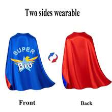 Unisex Superhero The Capes & Mask Set For Girls Boy Birthday Costume Party Halloween - Superhero - View 4