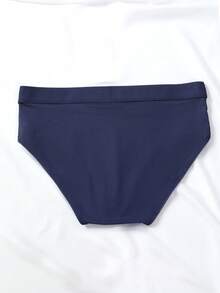 4 sztuki/zestaw męskich modnych jednolitych kolorów, miękkich, oddychających i elastycznych majtek, wygodna bielizna