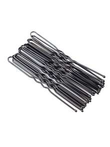 50 Pieces Of U-Shaped Hair Clips, U-Shaped Clips For Fixed Hairstyle Styling, Special For Makeup Artists, Photo Studio Hair Accessories Steel Clips - Multicolor - View 5