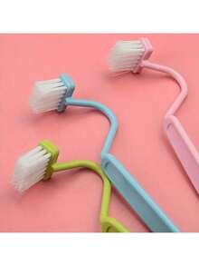 1件装V型马桶刷，小号马桶刷，无盲区清洁刷，浴室小工具，可壁挂