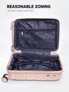 Lockable Hard-Shell Travel Suitcase, Luggage Set, Unisex Spinner Luggage With Wheels - Multicolor - View 10