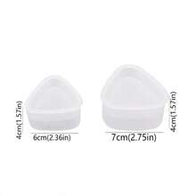 2pcs Kitchen Accessories, Sushi Mold, Triangle Shape Mold, Sushi Making Mold, Sushi Tools, Rice Ball Onigiri Bento Maker Mold - Multicolor - View 5