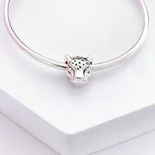 Nala Leopard Charm 925 Silver Plated - 銀色 - 查看 3