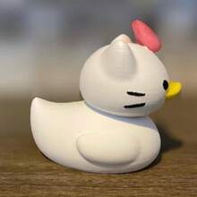 Sanrio 1 Pc Hello Kitty Duck With Pink Sparkle Bow Duck
