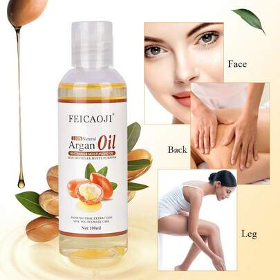 100毫升天然植物油，富含维生素C，适用于面部及身体护理、身体按摩和SPA保湿。成分：鳄梨油、橄榄油、芦荟油、椰子油、摩洛哥坚果油、蓖麻油、荷荷巴油