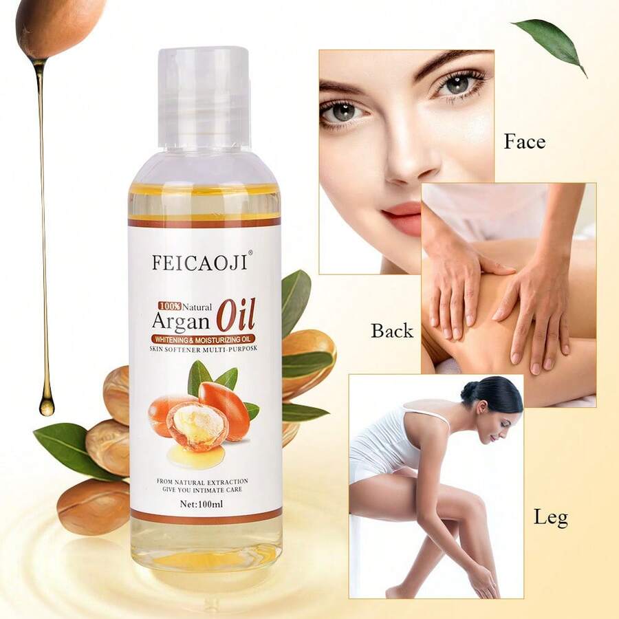 100毫升天然植物油，富含维生素C，适用于面部及身体护理、身体按摩和SPA保湿。成分：鳄梨油、橄榄油、芦荟油、椰子油、摩洛哥坚果油、蓖麻油、荷荷巴油