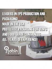 EPS Foam Cooler (Outside Dimensions: 9" X 8" X 7.5") With Shipping Box - 3 Pack, Protective, Thermal, Insulate, Shipping/Storage - Pack Of 3 (9x8x7.5) - View 5