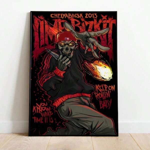 1 Pc Limp Bizkit Poster Print | Artist Poster | Music Gift | Wall Decor | Room Decor, Unframed