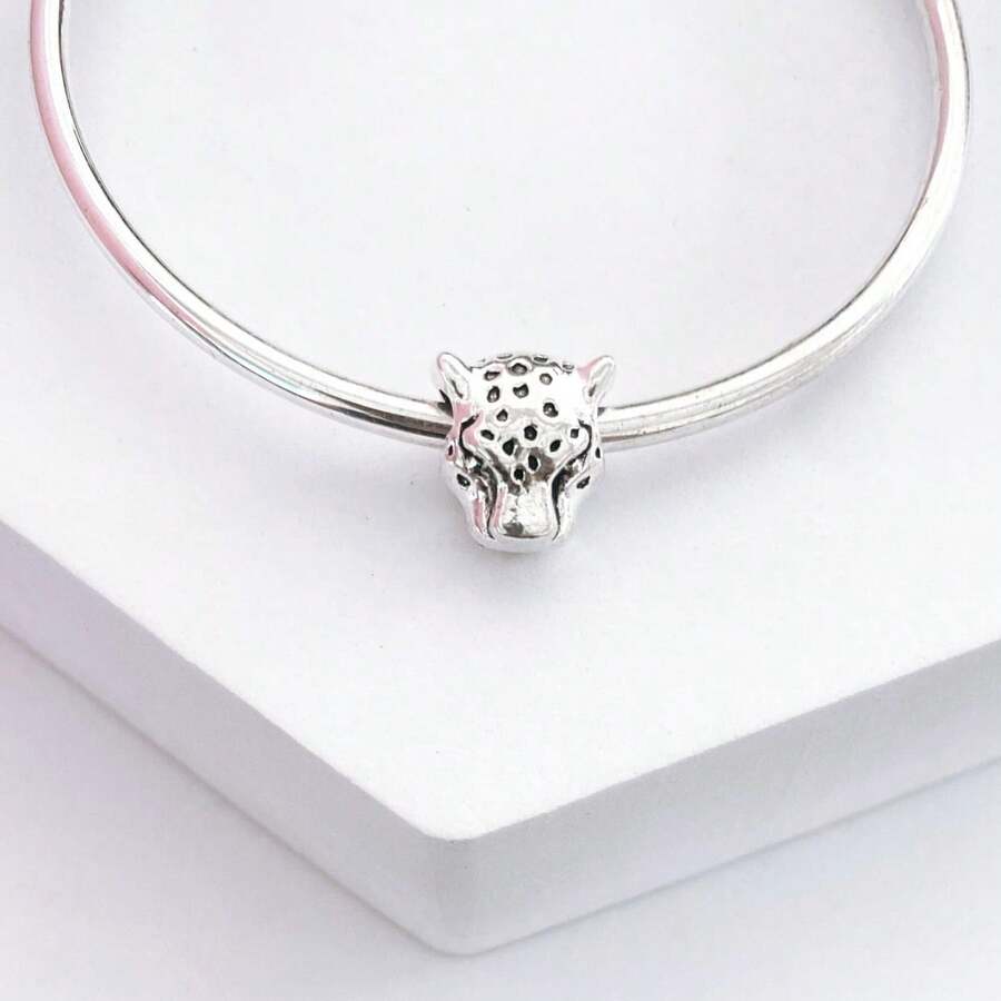 Nala Leopard Charm 925 Silver Plated - 銀色 - 查看 1