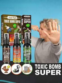 Practical Joke Fart Spray - Prank Toy With Awful Smell, Available In Poop, And Other Unpleasant Scents For Party, Holiday, Christmas Gatherings, And Pranks