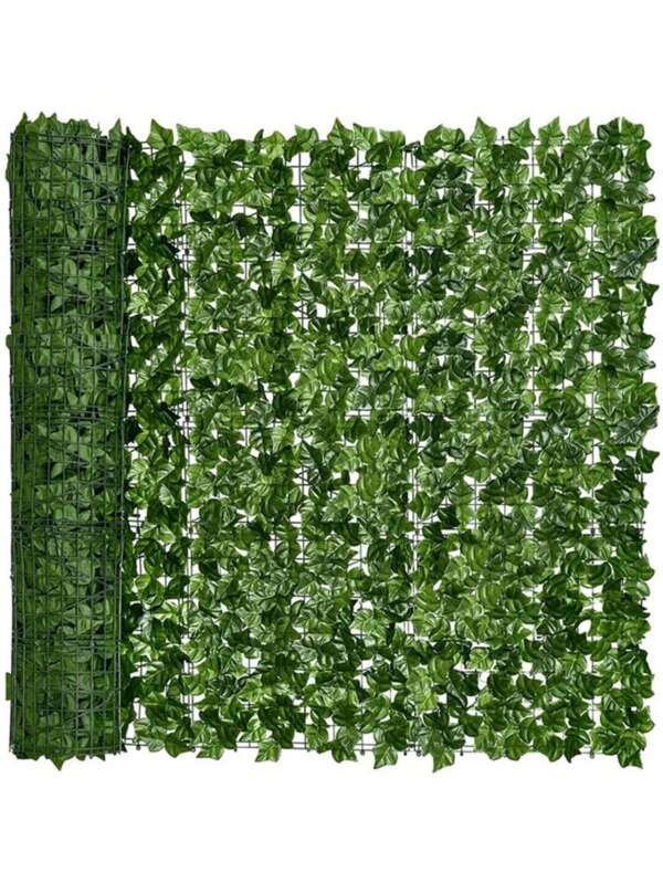 1 Roll, Artificial Ivy Privacy Fence Wall Screen, Artificial Hedges Fence And Faux Ivy Vine Leaf Decoration For Outdoor Garden Decor, Room Decoration, Aesthetic Room Decor, Garden Decor, Home Decoration, House Decor, Garden Decor,Outdoor Plant,Gardening