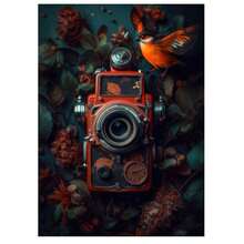 1 Pc Optional Frame Posters Wall Arts Vintage Still Life Tiger Parrot Peacock Flowers Canvas Painting Wall Decor Nordic Art Poster And Prints Picture Home Room Decor