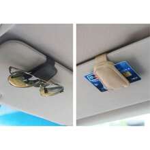 Multifunctionele autozonnebrilhouder, brillenkoker, creatieve opbergclip voor zonneklep in de auto, autobrilclip voor vrouwen, opbergorganizer, reisbenodigdheden, cadeau