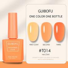 春夏果冻凝胶指甲油，冰爽荧光凝胶指甲油，水晶透明凝胶指甲油，绿色、黄色、玫红色、红色、蓝色、紫色美甲油，68种颜色可选 - 彩色 - 查看 31