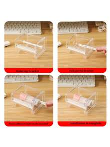 Overlap Tape Cutter, Planner Tape Dispenser & Transparent Tape Base, Sold Separately Without Tapes