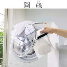 Reusable Nursing Pads Washable+ Laundry Bag - Breast Pads For Leaking Milk - Super Absorbent Nursing Pads Nursing Nipple Pads (Large 4.7") - White - View 3