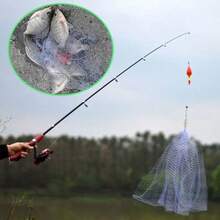 Juego de 20PCS~1 pieza Red de Pesca, Red de Pesca Multi-Especificación 3#/5#/7#/9#/13#, Red Trampa, Red Luminosa, Equipo de Pesca, Red Pegajosa sin Anzuelo, Dispositivo de Pesca Explosiva, Red de Pesca, Herramienta para Capturar Peces, Trampa de Pesca Diseñada, Red de Lanzamiento de Agua Poco Profunda con Resorte de Cobre, Multi-Especificación Disponible, Reutilizable. Pesca Fácil, Herramienta de Pesca Esencial para Principiantes/Pescadores Experimentados. Captura Fácilmente Peces (Carpa de Hierba, Carpa Crucian, Camarón de Río, Cangrejo, Tortuga y Otros Productos Acuáticos), Adecuado para Varios Cuerpos de Agua (Ríos, Lagos, Agua de Mar, Etc.), Compatible con Cañas de Pesca (Caña de Mar, Caña de Mano, Caña de Señuelo, Etc.) - Multicolor - Ver 2
