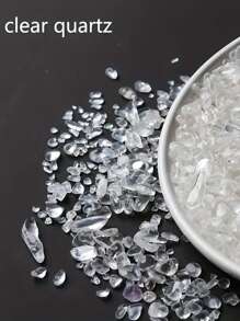 50g/100g/200g/500g Natural Quartz Ore Mineral Stone - Asymmetrical Crystal Stone For Aquarium, Home Decoration, DIY Jewelry Making